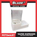 Pet Water Dispenser 3.5 Liters (White) with Anti-Slip Rubber for Cats and Dogs
