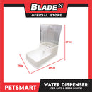 Pet Water Dispenser 3.5 Liters (White) with Anti-Slip Rubber for Cats and Dogs