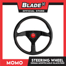 Momo Montecarlo 350mm Steering Wheel (Black/Red)