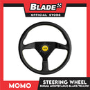 Momo Montecarlo 350mm Steering Wheel (Black/Yellow)