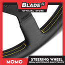 Momo Montecarlo 350mm Steering Wheel (Black/Yellow)