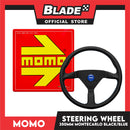 Momo Montecarlo 350mm Steering Wheel (Black/Blue)