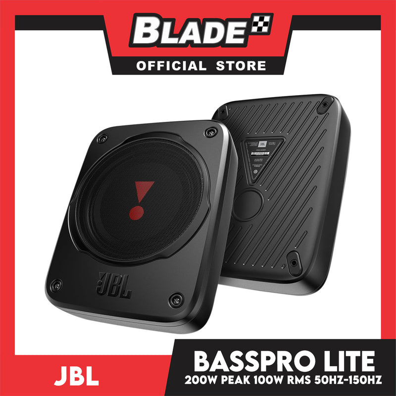 JBL Basspro Lite 10-1/4'' (259.6mm) Ultra-Compact Under Seat Subwoofer System 200W Peak 100W RMS