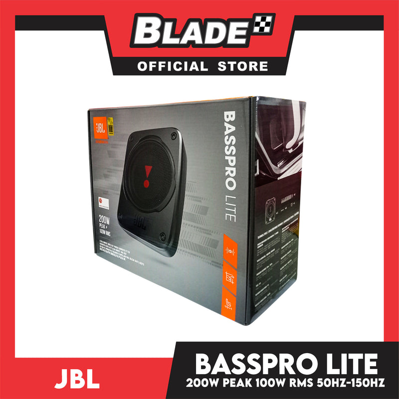 JBL Basspro Lite 10-1/4'' (259.6mm) Ultra-Compact Under Seat Subwoofer System 200W Peak 100W RMS
