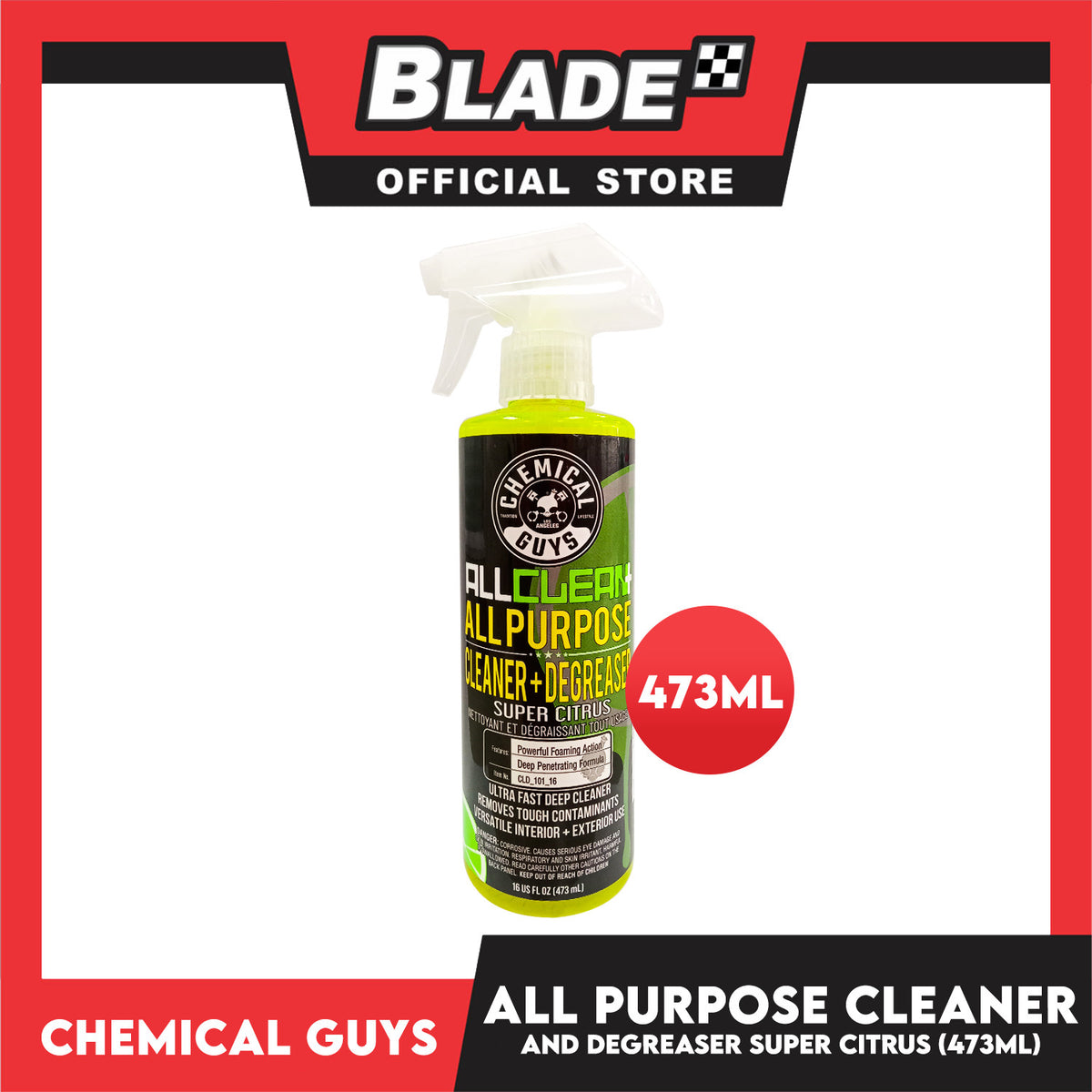 Chemical  Guys ALL Clean All Purpose Cleaner + Degreaser (Super Citrus) 473ml