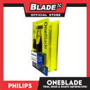 Philips Norelco OneBlade Electric Shaver Trimmer Rechargeable QP2510/49 with 2 Stubble Combs