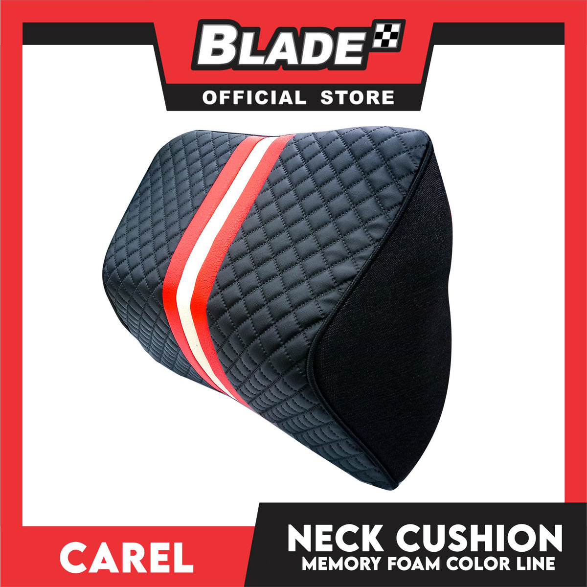 Carel Car Neck Cushion Memory Foam (Black)