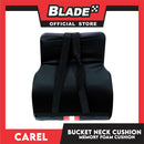 Carel Bucket Neck Cushion Memory Foam (Black) Car Cushion IK-01