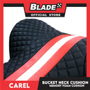 Carel Bucket Neck Cushion Memory Foam (Black) Car Cushion IK-01
