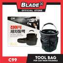 C99 Car Wash Tool Bag 6 Pockets Foldable (Black)