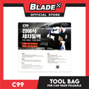 C99 Car Wash Tool Bag 6 Pockets Foldable (Black)