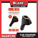 Cube ON Socket + PD + QC3.0 Ultra Fast Car Charger 2-port 135w JI-761