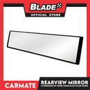 Carmate Wide Flat Rear View Mirror 270mm M52KR for Mid-size Cars