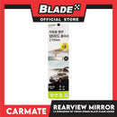 Carmate Wide Flat Rear View Mirror 270mm M52KR for Mid-size Cars