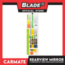 Carmate Wide Flat Rear View Mirror 270mm M52KR for Mid-size Cars