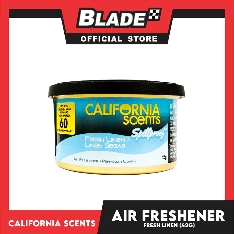 California Scents Organic Air Freshener (Fresh Linen/ Linen Sugar) 42g