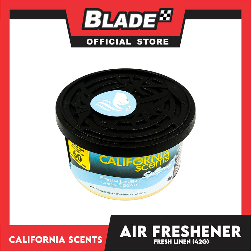 California Scents Organic Air Freshener (Fresh Linen/ Linen Sugar) 42g