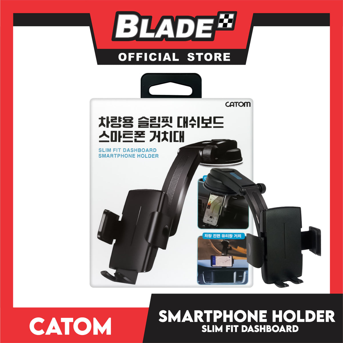 Catom Smartphone Stand Slim Fit Dashboard For Vehicles HD-L04