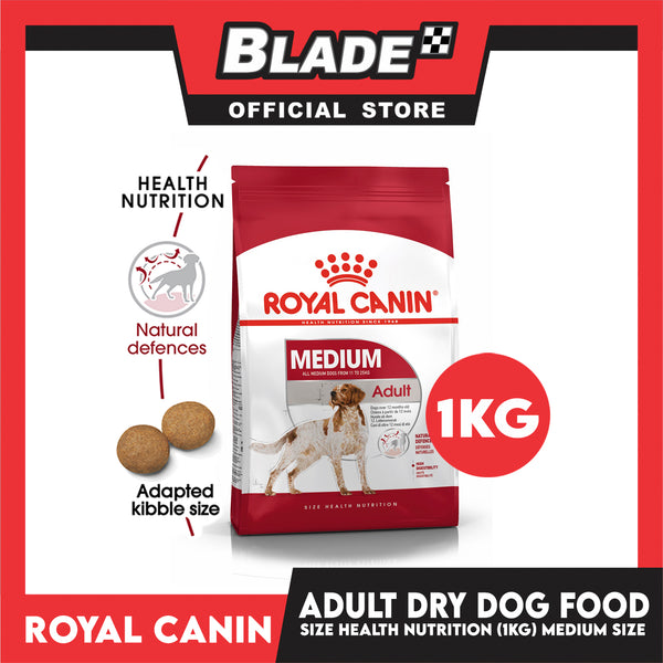 Royal Canin Medium Adult (1kg) Dry Dog Food - Size Health Nutrition