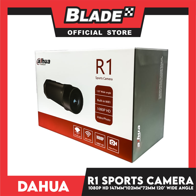 Dahua R1 Sports Camera 1080p HD 120° Wide Angle for Motorcycle
