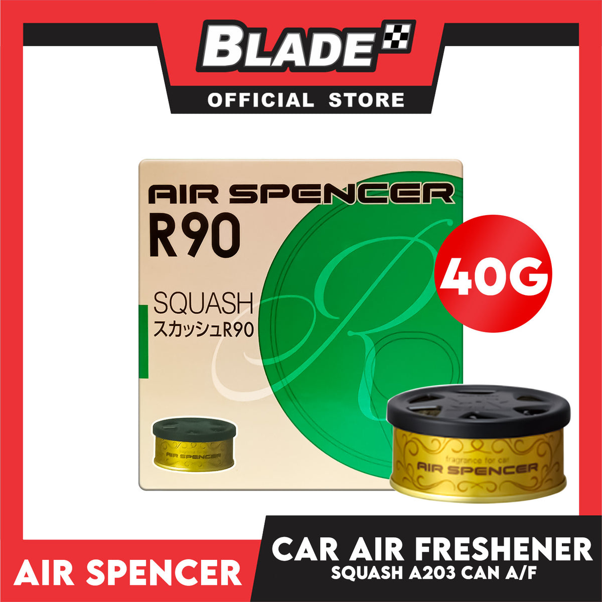 Air Spencer R90 Car Air Freshener (Squash) A211 in Can