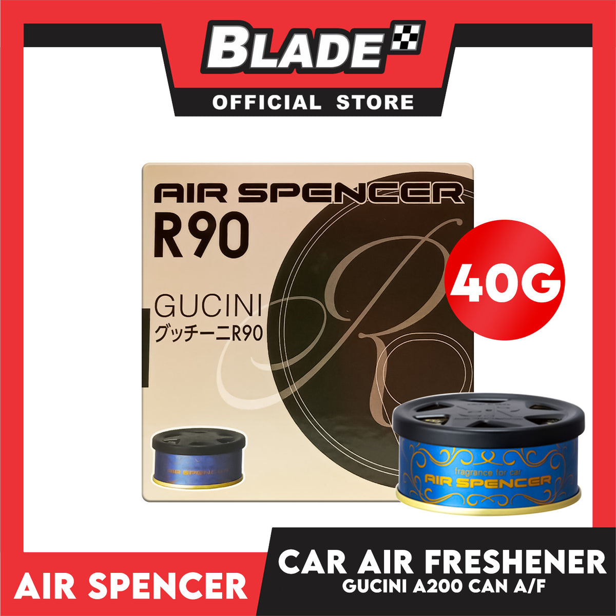 Air Spencer R90 Car Air Freshener (Gucini) A211 in Can