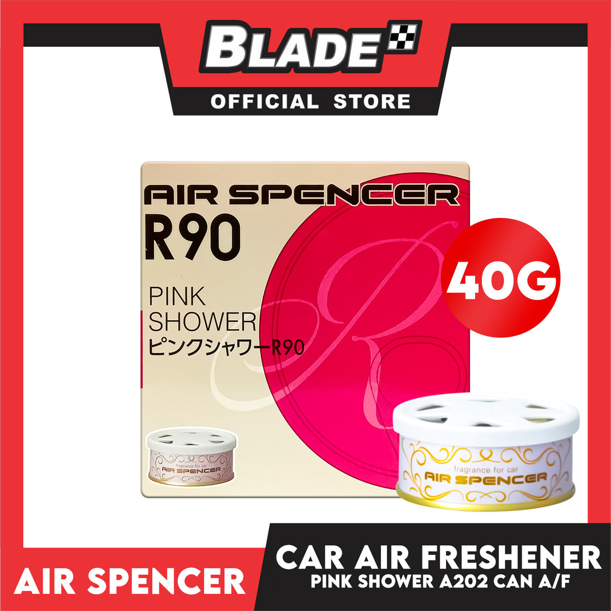 Air Spencer R90 Car Air Freshener (Pink Shower) A211 in Can