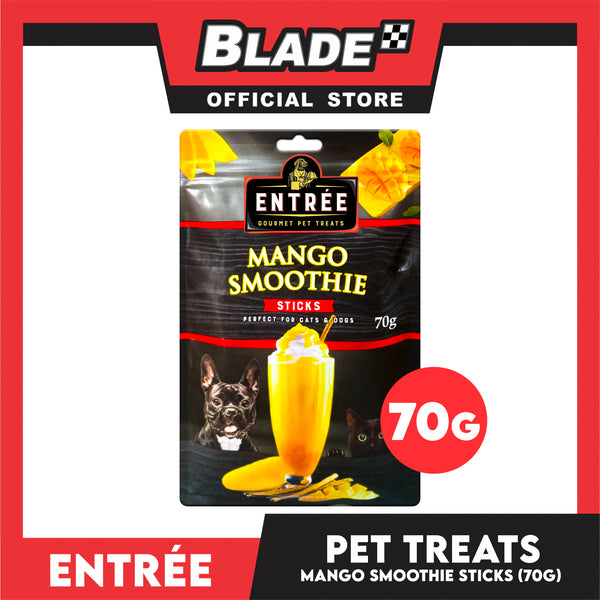 Entree Gourmet Mango Smoothie in Sticks Pet Treats 70g