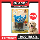 Dentalight Seafood Licious Premium Jerky  (Strip of Salmon) Oven-roasted 70grams