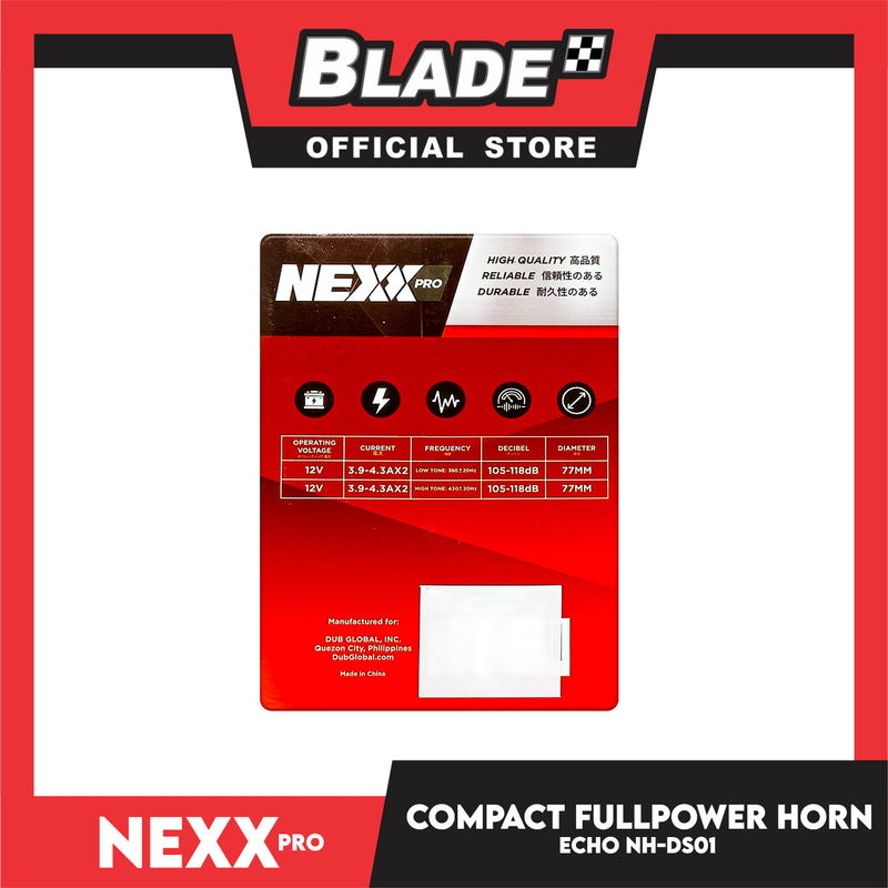 Nexx Pro Echo Compact Fullpower Horn NH-DS01