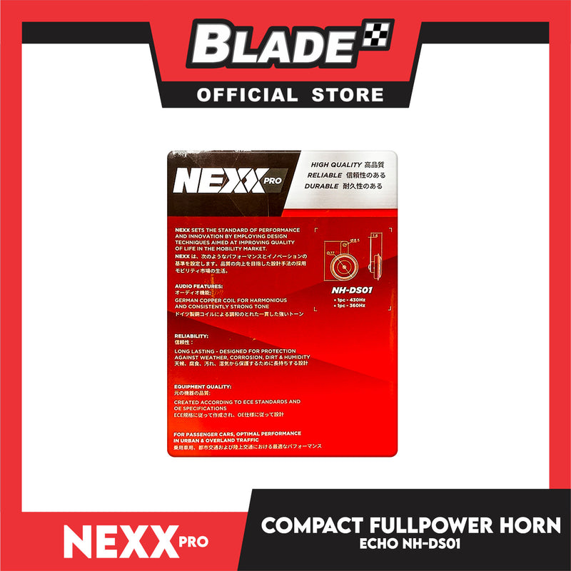 Nexx Pro Echo Compact Fullpower Horn NH-DS01