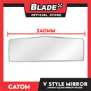 Catom V Style Rearview Car Mirror 240mm Clear Mirror