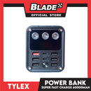 Tylex 60000mAh Super Fast Charging Powebank Black XP06 with LED FLoodlight