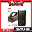 Tylex 60000mAh Super Fast Charging Powebank Black XP06 with LED FLoodlight