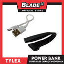 Tylex 60000mAh Super Fast Charging Powebank Black XP06 with LED FLoodlight