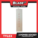 Tylex XE01 6 USB Power Strip 3.1A AC100-250V Max 2500W 10A 1.6 meter