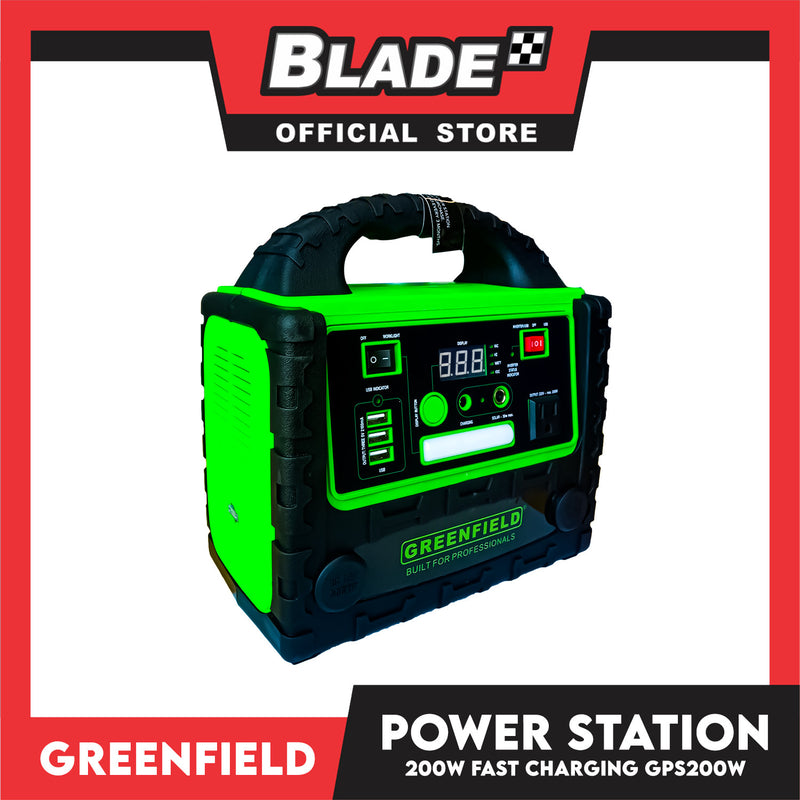 Greenfield 200W Lead-acid Power Station 12,000 Mah GPS200W