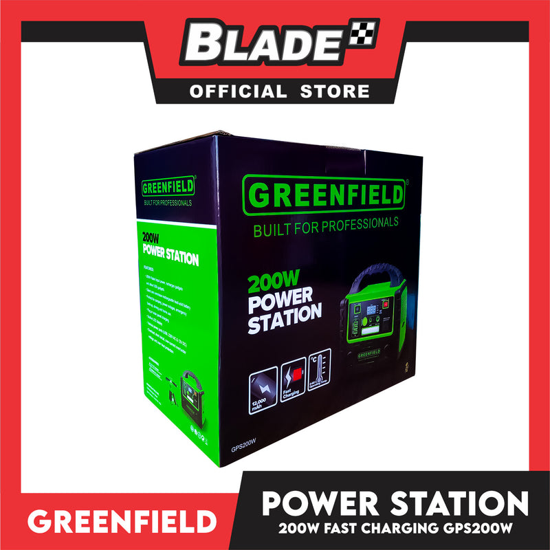 Greenfield 200W Lead-acid Power Station 12,000 Mah GPS200W