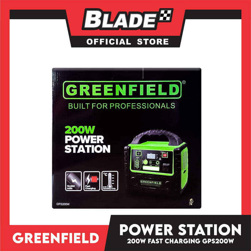 Greenfield 200W Lead-acid Power Station 12,000 Mah GPS200W