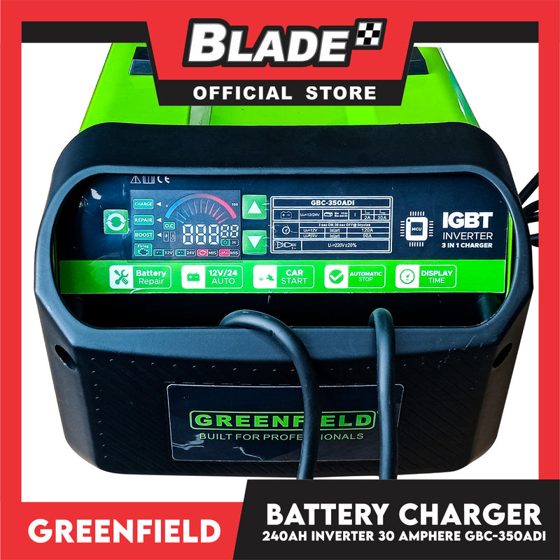 Greenfield Digital Inverter Battery Charger 240Ah  IGBT 3-in-1 Charger GBC-350ADI