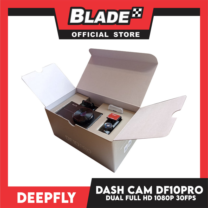 DeepFly Dash Cam DF10 Pro Dual Full HD DVR Car Camera