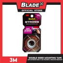 3M Strong Double-Sided Mounting Tape (12 mm x 1.5 Meters) Auto Exterior Weather and Vibration Resistant 710-S12