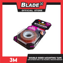 3M Strong Double-Sided Mounting Tape (12 mm x 1.5 Meters) Auto Exterior Weather and Vibration Resistant 710-S12