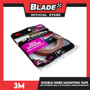 3M Strong Double-Sided Mounting Tape (12 mm x 4 Meters) Auto Exterior Weather and Vibration Resistant 710-M12