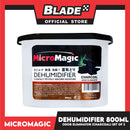 3pcs Micromagic Dehumidifier 800ml (Charcoal) Eliminates Musty Odor, Suitable For Your Car And Closets