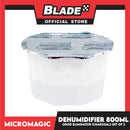 3pcs Micromagic Dehumidifier 800ml (Charcoal) Eliminates Musty Odor, Suitable For Your Car And Closets