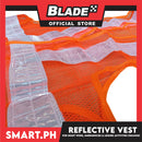Reflectorize Vest Neon Orange JA-20 High Visibility, Breathable, Lightweight, Comfortable, Easy to wear