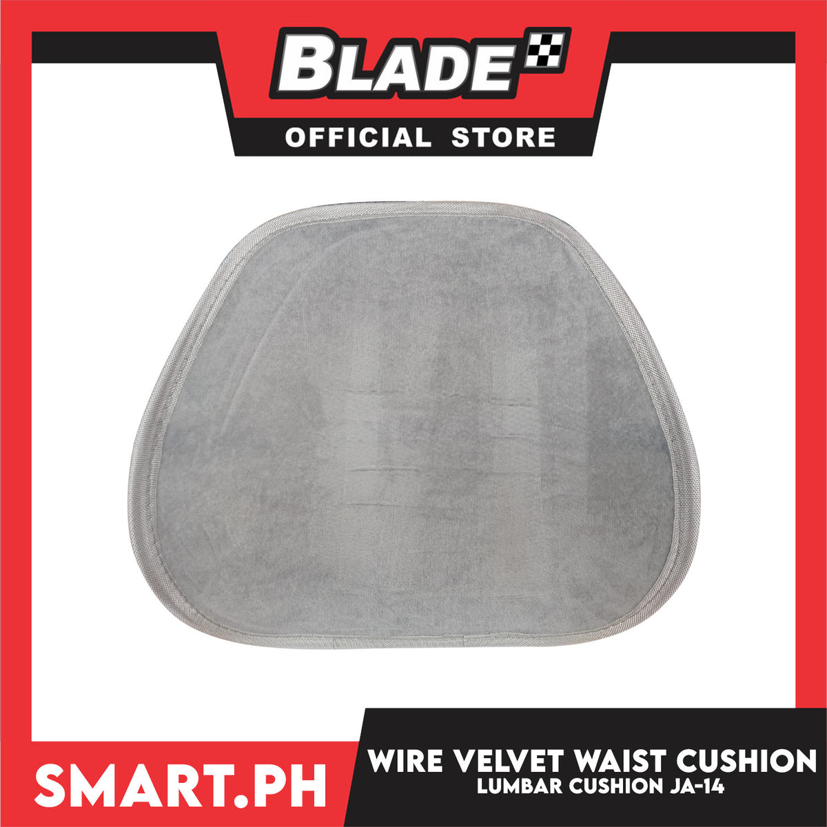 Wire Velvet Waist Mesh Lumbar Back Support Cushion for Car Seat JA-14