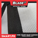Wire Velvet Waist Mesh Lumbar Back Support Cushion for Car Seat JA-14