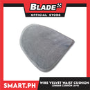 Wire Velvet Waist Mesh Lumbar Back Support Cushion for Car Seat JA-14